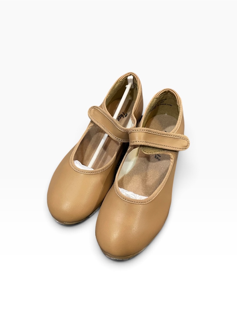Theatricals Footwear Girls Tap Shoes Tan Kids Size 12.5 W
